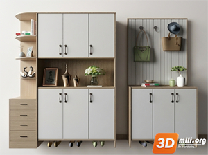 Shoe cabinet Skp Files